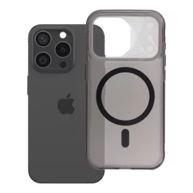 iPhone 15 PRO Aurora tok, MagSafe-fel kompatibilis, fekete