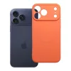 iPhone 17 Pro Max / 18 Pro Max szilikon tok, MagSafe-fel kompatibilis (kameravédő), narancssárga