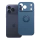 iPhone 17 Pro Max / 18 Pro Max szilikongyűrűs tok, sötétkék