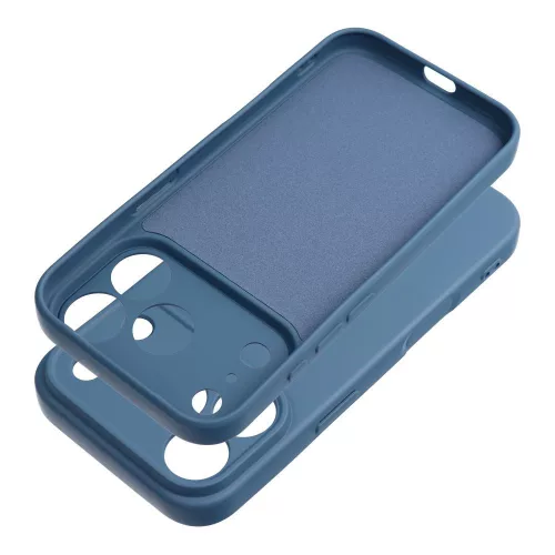 iPhone 17 Pro Max / 18 Pro Max szilikongyűrűs tok, sötétkék