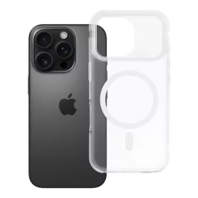 iPhone 16 PRO Aurora tok, MagSafe-kompatibilis, fehér