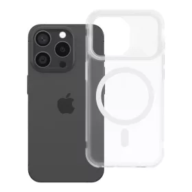 iPhone 15 PRO Aurora tok, MagSafe-kompatibilis, fehér