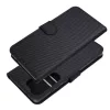 Flip tok Motorola G37 POWER 4Card RFID lopásgátló tech szövetből, fekete