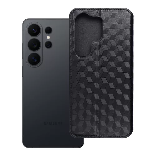 Flip tok Motorola G57 POWER Cubic Book készülékhez, fekete