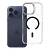 iPhone 17 Pro Max / 18 Pro Max tok, MagSafe-fel kompatibilis, lencsevédővel, fekete