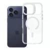 iPhone 17 Pro Max / 18 Pro Max tok, MagSafe-fel kompatibilis lencsevédővel, fehér