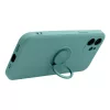 iPhone 17 Pro Max / 18 Pro Max szilikontok, zöld, gyűrűvel