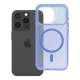 iPhone 15 PRO Aurora tok, MagSafe-kompatibilis, kék