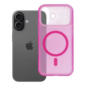 iPhone 17 Aurora tok, MagSafe-fel kompatibilis, rózsaszín