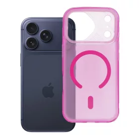   iPhone 17 PRO Aurora tok, MagSafe-fel kompatibilis, rózsaszín