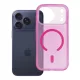 iPhone 17 PRO Aurora tok, MagSafe-fel kompatibilis, rózsaszín