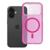 iPhone 16 Aurora tok, MagSafe-fel kompatibilis, rózsaszín