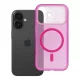 iPhone 16 Aurora tok, MagSafe-fel kompatibilis, rózsaszín