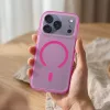 iPhone 16 Aurora tok, MagSafe-fel kompatibilis, rózsaszín