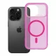 iPhone 16 PRO Aurora tok, MagSafe-fel kompatibilis, rózsaszín