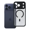 iPhone 17 Pro Max / 18 Pro Max teljes matt MagSafe-kompatibilis tok, fekete