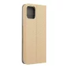 Flip tok Samsung A27 Sensitive Book telefonhoz, arany