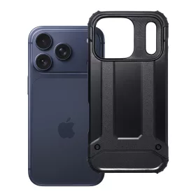 iPhone 17 Pro / 18 Pro tok, páncélozott, fekete