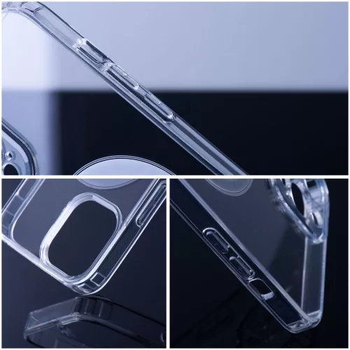 iPhone 17 Pro / 18 Pro tok, átlátszó, MagSafe-fel kompatibilis (Clear Mag Cover, MID)