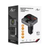 ART FM adó bluetooth 5.0 + USB A QC3.0 + C típusú (összesen 30W) FM-84B fekete