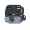 ART FM adó bluetooth 5.0 + USB A QC3.0 + C típusú (összesen 30W) FM-84B fekete
