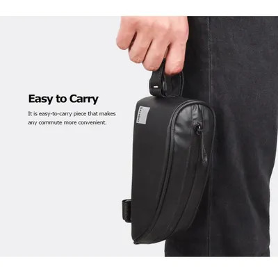 Kerékpártáska kerékpárvázhoz cipzárral, vízálló 0,3L SAHOO 122051