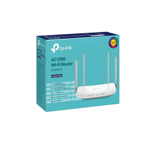 TP-LINK TL-ARCHER C50 kétsávos Wi-Fi router AC1200 5GHz