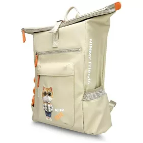 NIMMY laptoptáska COOL&CUTE 2.0 Cat khaki