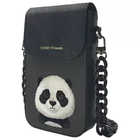 NIMMY telefontartó BIG EYED PET 2.0 Panda fekete