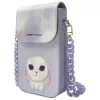 NIMMY telefontartó BIG EYED PET 2.0 Nyúl lila
