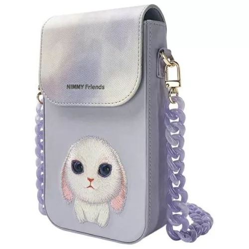 NIMMY telefontartó BIG EYED PET 2.0 Nyúl lila