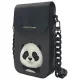 NIMMY szett 3in1 telefontáska + pénztárca + gps tok BIG EYED PET 2.0 Panda fekete