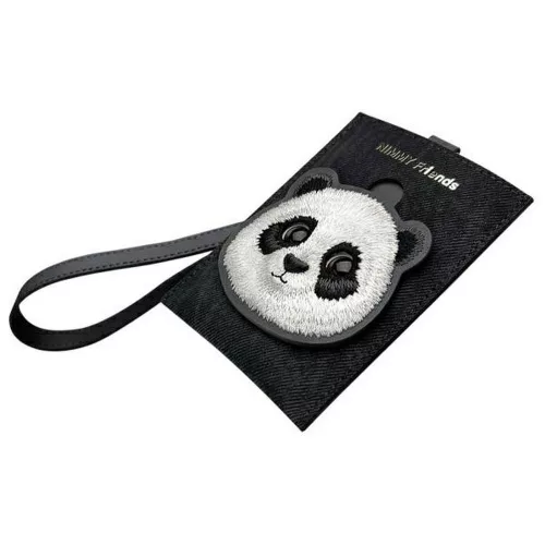 NIMMY szett 3in1 telefontáska + pénztárca + gps tok BIG EYED PET 2.0 Panda fekete