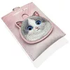 NIMMY szett 3 az 1-ben telefontáska + pénztárca + gps tok BIG EYED PET 2.0 Macskarózsaszín