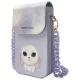 NIMMY szett 3in1 telefontáska + pénztárca + gps tok BIG EYED PET 2.0 Rabbit lila