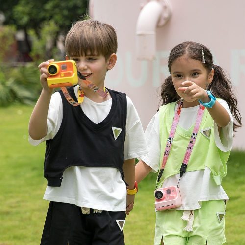 PICOCICI nyomtatás gyerek kamera K27 sárga