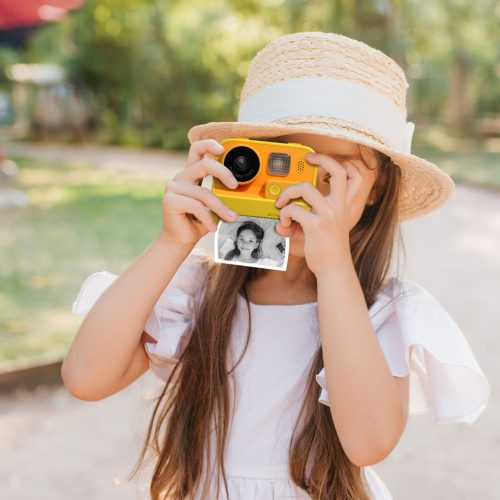 PICOCICI nyomtatásos gyerekkamera K27 rózsaszín