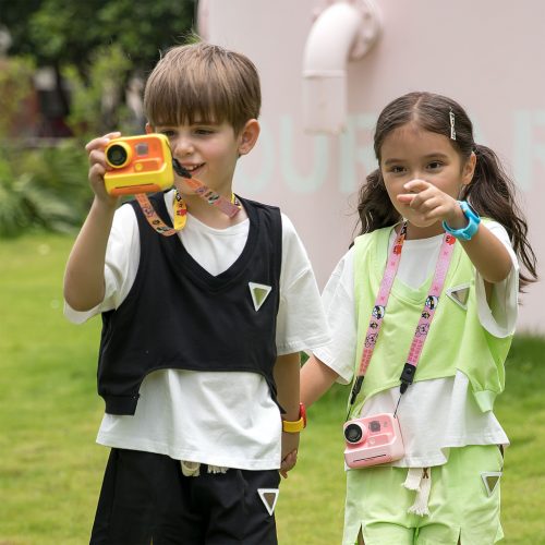 PICOCICI WS-C03 gyerek kamera nyomtatáshoz, rózsaszín