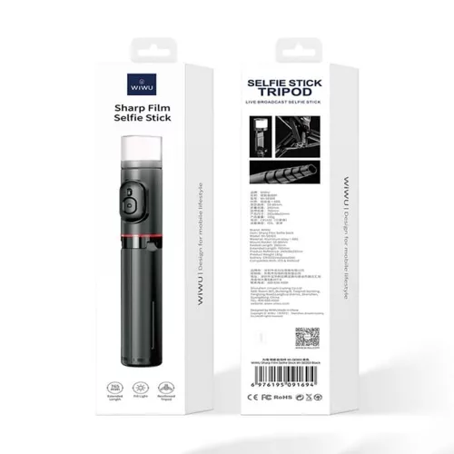 WiWU - Wi-SE003 szelfibot állvány funkcióval és LED lámpával