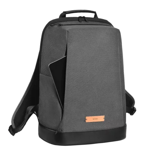 WiWU - Vízálló laptop hátizsák 15.6" Pilot Sleeve - szürke