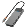 WiWU – HUB A721HD USB3.1x2+PD(100W)+USB-C(3.1)+SD/TF(3.0)+HDMI (4K60HZ)