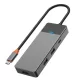 WiWU – HUB A721HD USB3.1x2+PD(100W)+USB-C(3.1)+SD/TF(3.0)+HDMI (4K60HZ)