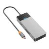 WiWU – HUB A721HD USB3.1x2+PD(100W)+USB-C(3.1)+SD/TF(3.0)+HDMI (4K60HZ)