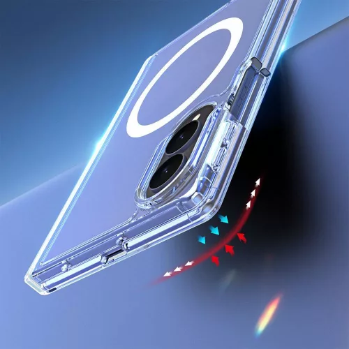 DUX DUCIS CLIN MAG tok, MagSafe kompatibilis, SAMSUNG Z Fold 8 készülékhez, átlátszó