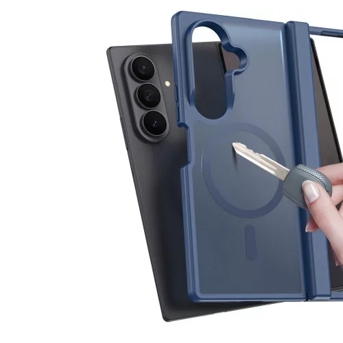 DUX DUCIS YIND MagSafe kompatibilis tok SAMSUNG Z Fold 8 Ultra készülékhez, sötétkék