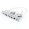 Satechi USB-C HUB adapter iMac M1 2021 24" és 27" Studio Display 2022 ST-UCICHS ezüst
