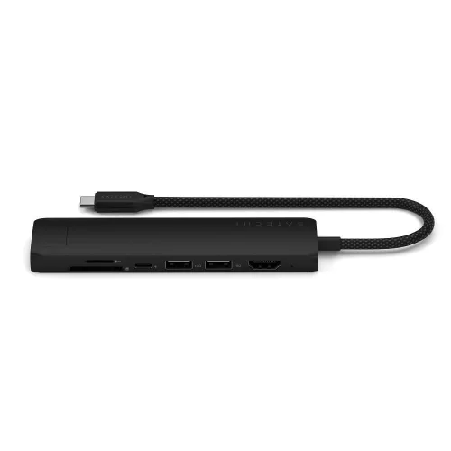 Satechi ST-P7SK 7in1 USB-C HUB adapter, fekete
