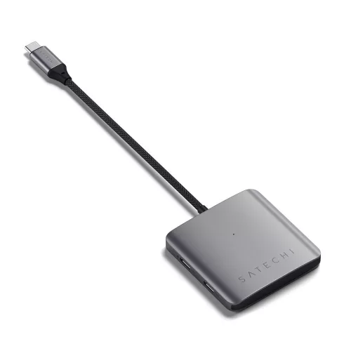 SATECHI adapter HUB 4in1 C típusú ST-H4CPDM asztroszürke