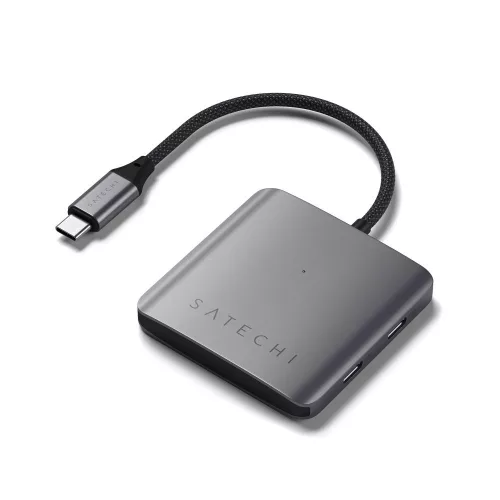 SATECHI adapter HUB 4in1 C típusú ST-H4CPDM asztroszürke