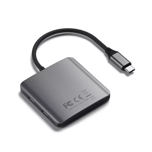 SATECHI adapter HUB 4in1 C típusú ST-H4CPDM asztroszürke